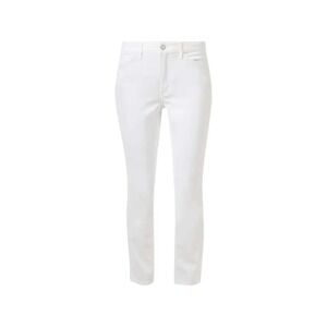 MAC Jeans Day 1.11 Skinny Edgy White Denim Frayed Hem Pants Size 34/0L